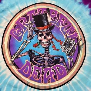 Grateful Dead Liquid Blue Tie Dye tshirt